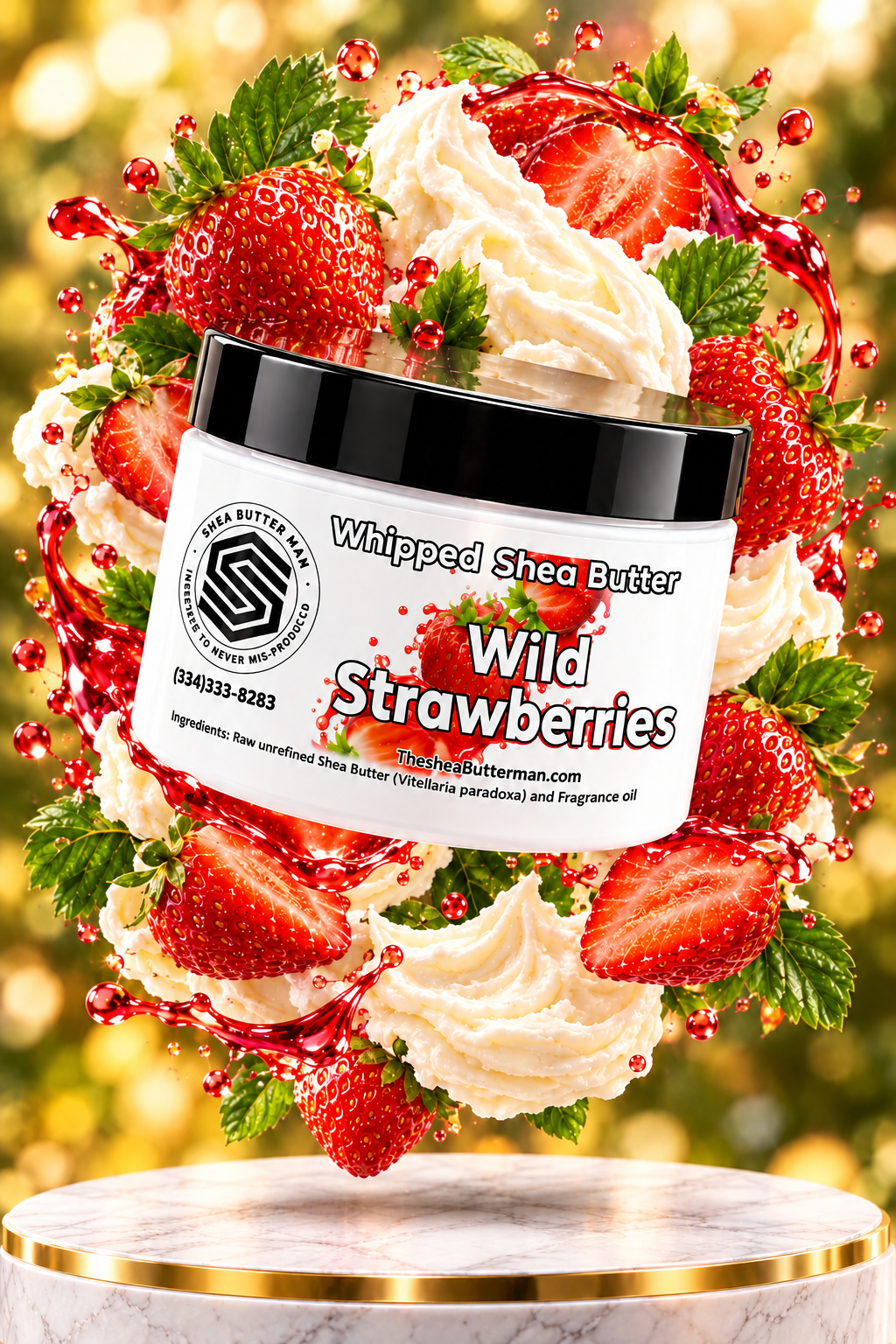 View the finished Wild Strawberries image